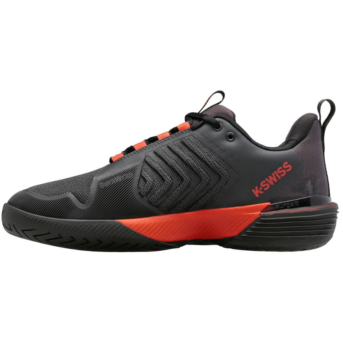 K-Swiss Ultrashot 3 Men's Tennis Shoe (Asphalt/Black/Orange) 4 K-Swiss Ultrashot 3 Men's Tennis Shoe (Asphalt/Black/Orange) - Image 2
