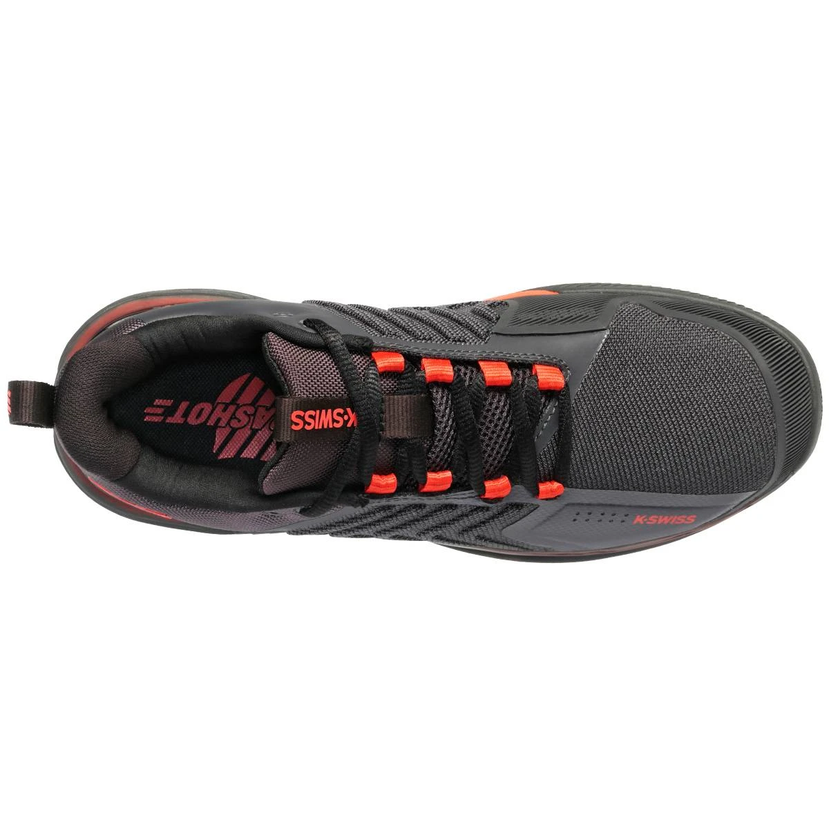 K-Swiss Ultrashot 3 Men's Tennis Shoe (Asphalt/Black/Orange) 6 K-Swiss Ultrashot 3 Men's Tennis Shoe (Asphalt/Black/Orange) - Image 4