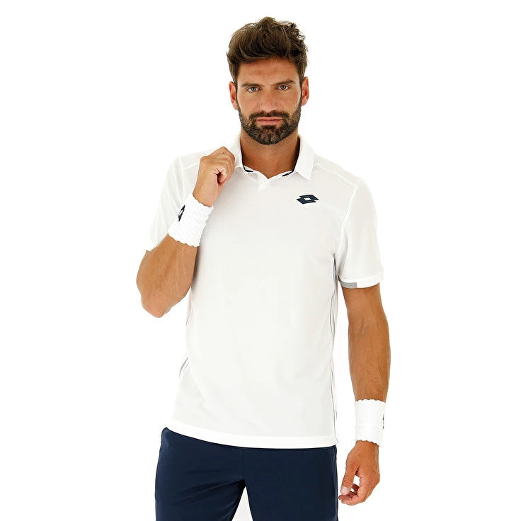 Lotto Men's Squadra Polo (Brilliant White) 4 Lotto Men's Squadra Polo (Brilliant White) - Image 2