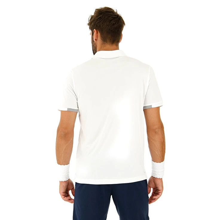 Lotto Men's Squadra Polo (Brilliant White) 5 Lotto Men's Squadra Polo (Brilliant White) - Image 3