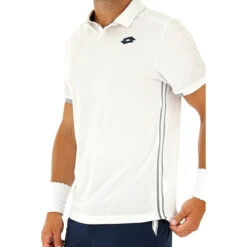 Lotto Men's Squadra Polo (Brilliant White)