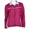 Prince Womens Warm Up Jacket (Berry) -YONEX Store 3W096510 1