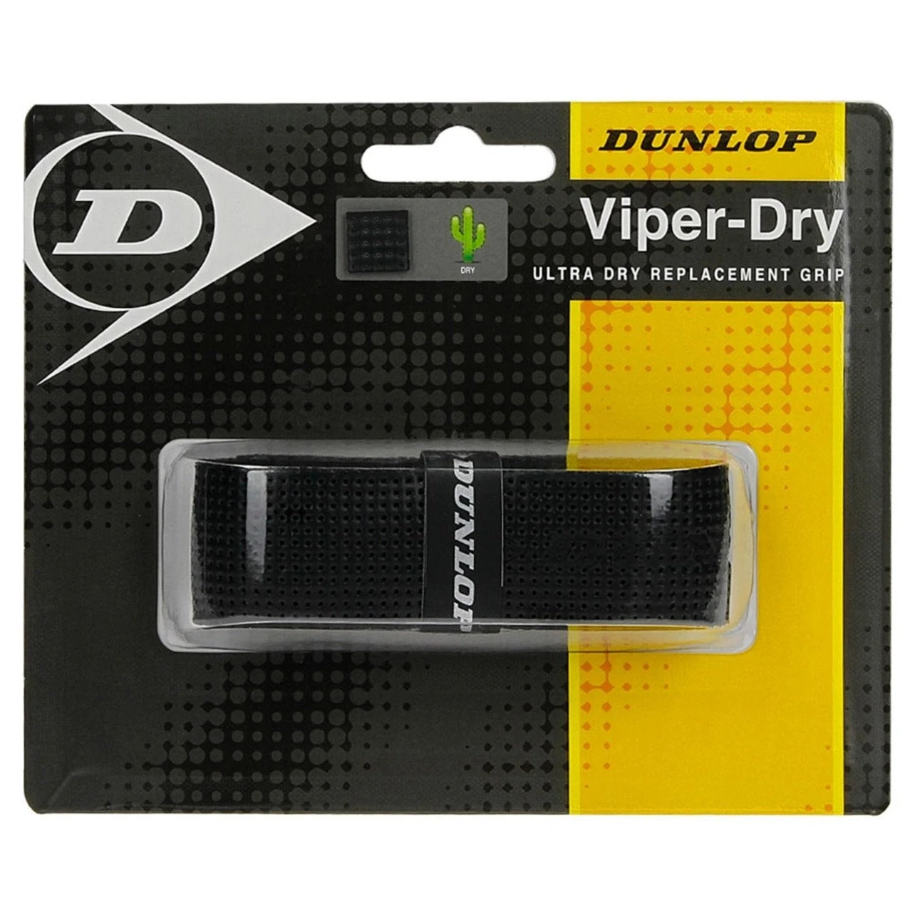 Dunlop Viper-Dry Replacement Grip (Black) 3 Dunlop Viper-Dry Replacement Grip (Black)