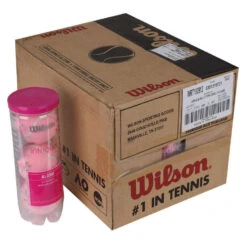 Wilson Intrigue All Court Pink Tennis Balls - 12 Can Case -YONEX Store 61EDyajaQkL. AC SL1001