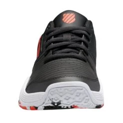 K-Swiss Court Express OMNI Junior Tennis Shoe (Black/White/Orange) -YONEX Store 86609 060.02