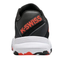 K-Swiss Court Express OMNI Junior Tennis Shoe (Black/White/Orange) -YONEX Store 86609 060.03