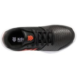K-Swiss Court Express OMNI Junior Tennis Shoe (Black/White/Orange) -YONEX Store 86609 060.06