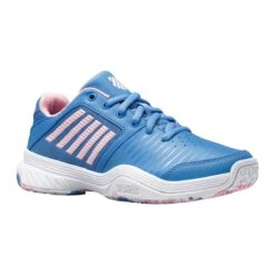 K-Swiss Court Express OMNI Junior Tennis Shoe (Blue/Pink/White) -YONEX Store 86609 454.01