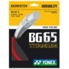 Yonex BG 65Ti Badminton String (Red) -YONEX Store BG65TIRed