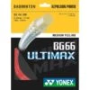 Yonex BG 66 Ultimax Badminton String (Red) -YONEX Store BG66URed