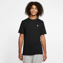 Nike Men's Court Top (Black/Washed Teal)
