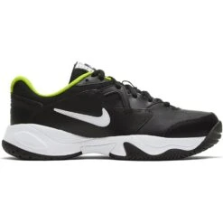 Nike Court Lite 2 Junior Tennis Shoe (Black/White)