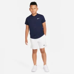 Nike Boys' Dri-FIT Victory Top (Obsidian/White) 14 Nike Boys' Dri-FIT Victory Top (Obsidian/White) -YONEX Store CV7565 451 PHSYM003 3144