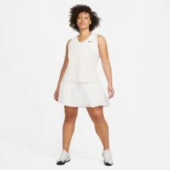 Nike Women's Dri-FIT Club Tennis Skirt (White/Black) 13 Nike Women's Dri-FIT Club Tennis Skirt (White/Black) -YONEX Store DB5935 100 PHSYM005 3144