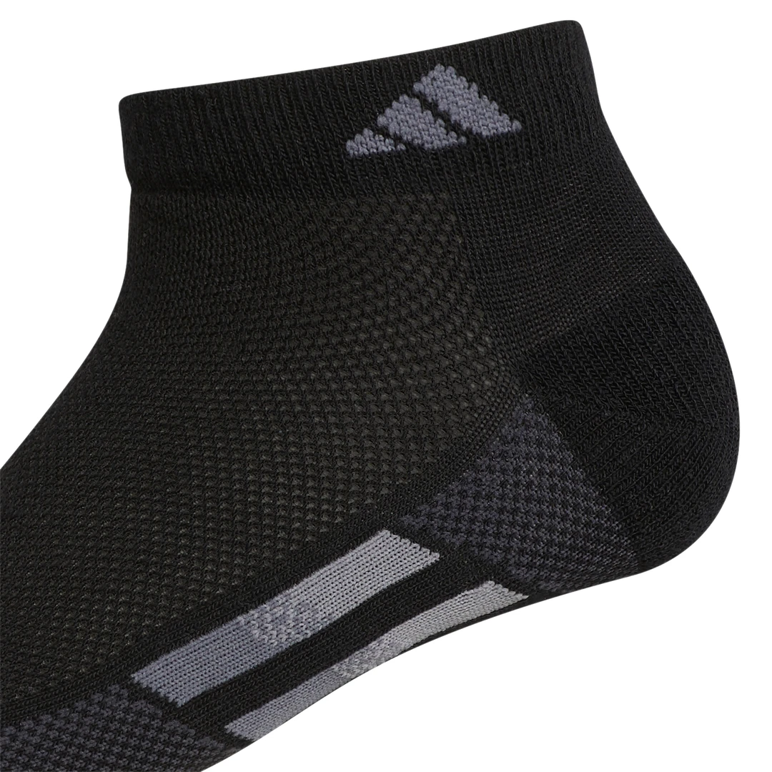 Adidas Women's Superlite Low-Cut Socks (Black/White/Grey) 4 Adidas Women's Superlite Low-Cut Socks (Black/White/Grey) - Image 2