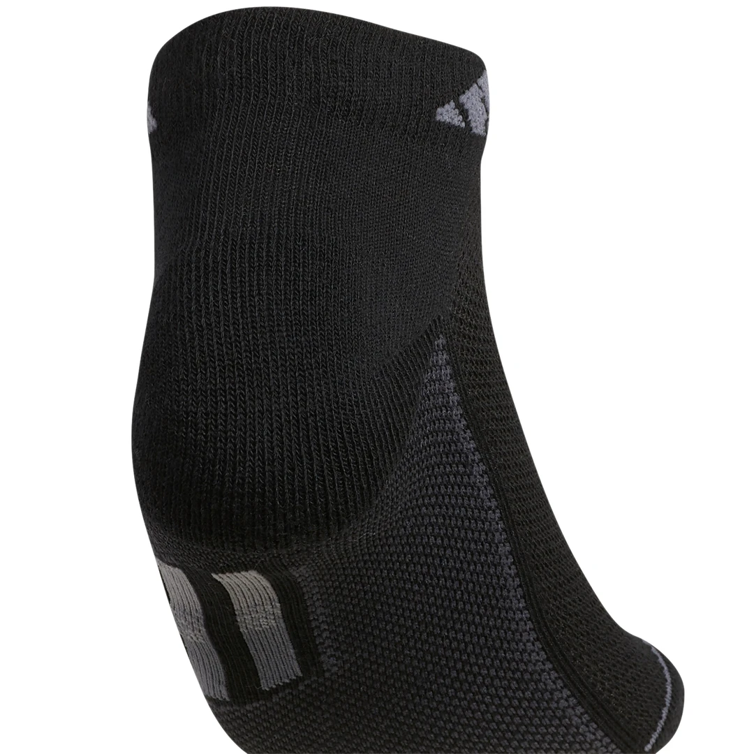 Adidas Women's Superlite Low-Cut Socks (Black/White/Grey) 5 Adidas Women's Superlite Low-Cut Socks (Black/White/Grey) - Image 3