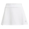 Adidas Girls Club Skirt (White/Grey) -YONEX Store GK8169 APP photo front center white 16d91148 214e 4e5f 8a16 969778be4d4f