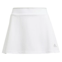 Adidas Girls Club Skirt (White/Grey)
