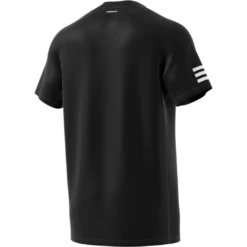 Adidas Men's 3 Stripes Club Top (Black) 15 Adidas Men's 3 Stripes Club Top (Black) -YONEX Store GL5403 APP virtual back white