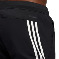 Adidas Men's AeroReady Woven 3 Stripes Pants (Black/White) -YONEX Store GM0639 APP on model detail 1 white