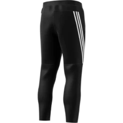 Adidas Men's AeroReady Woven 3 Stripes Pants (Black/White) -YONEX Store GM0639 APP virtual back white