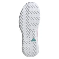 Adidas Defiant Speed Women's Tennis Shoe (Pink/White) -YONEX Store GV9529 4 FOOTWEAR Photography BottomView transparent