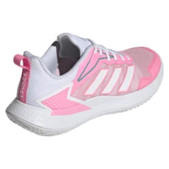 Adidas Defiant Speed Women's Tennis Shoe (Pink/White) -YONEX Store GV9529 7 FOOTWEAR Photography BackLateralTopView transparent