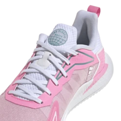 Adidas Defiant Speed Women's Tennis Shoe (Pink/White) -YONEX Store GV9529 9 FOOTWEAR Photography DetailView2 transparent