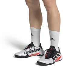 Adidas Barricade Men's Tennis Shoe 21 Adidas Barricade Men's Tennis Shoe -YONEX Store GW2964 11 FOOTWEAR OnModel FrontView white