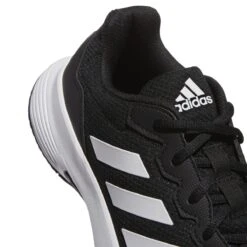 Adidas GameCourt 2 Men's Tennis Shoe (Black/White) -YONEX Store GW2990 10 FOOTWEAR Photography DetailView3 white