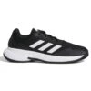 Adidas GameCourt 2 Men's Tennis Shoe (Black/White) 2 Adidas GameCourt 2 Men's Tennis Shoe (Black/White) -YONEX Store GW2990 1 FOOTWEAR Photography SideLateralCenterView white