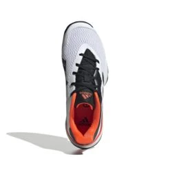 Adidas Barricade Junior Tennis Shoe (White/Black/Red) -YONEX Store GW2996 3 FOOTWEAR Photography TopPortraitView white