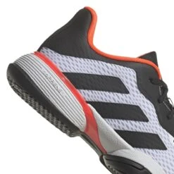 Adidas Barricade Junior Tennis Shoe (White/Black/Red) -YONEX Store GW2996 8 FOOTWEAR Photography DetailView1 white