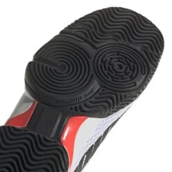 Adidas Barricade Junior Tennis Shoe (White/Black/Red) -YONEX Store GW2996 9 FOOTWEAR Photography DetailView2 white