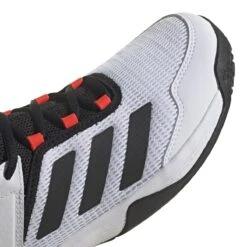 Adidas Ubersonic 4 Junior Tennis Shoe (White/Black/Red) -YONEX Store GW2997 9 FOOTWEAR Photography DetailView2 white