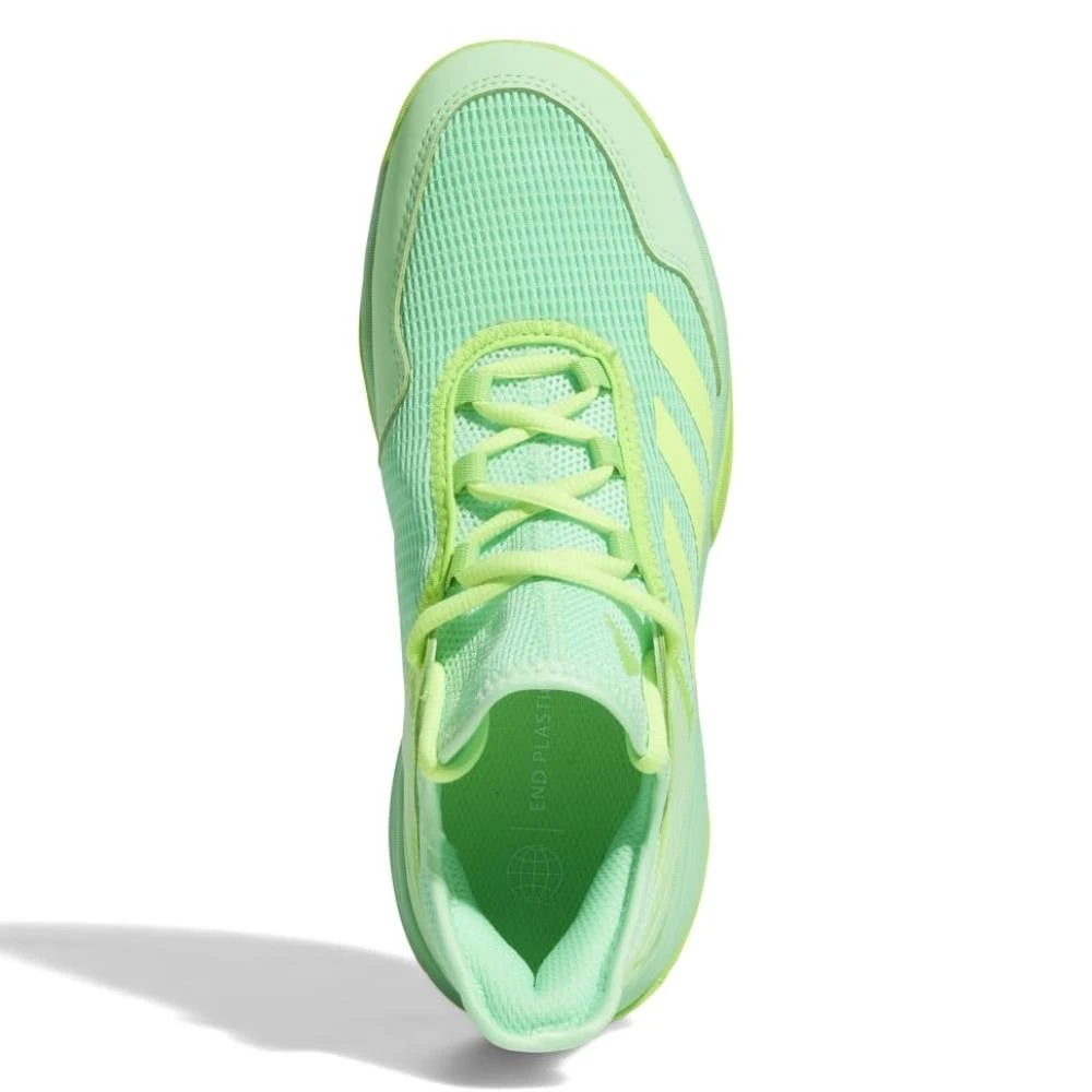 Adidas Ubersonic 4 Junior Tennis Shoe (Beam Green/Signal Green) 4 Adidas Ubersonic 4 Junior Tennis Shoe (Beam Green/Signal Green) - Image 2