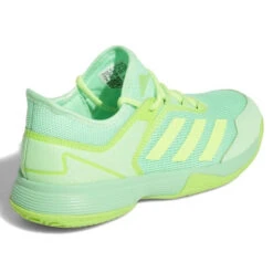 Adidas Ubersonic 4 Junior Tennis Shoe (Beam Green/Signal Green) 15 Adidas Ubersonic 4 Junior Tennis Shoe (Beam Green/Signal Green) -YONEX Store GY4019 7 FOOTWEAR Photography BackLateralTopView white