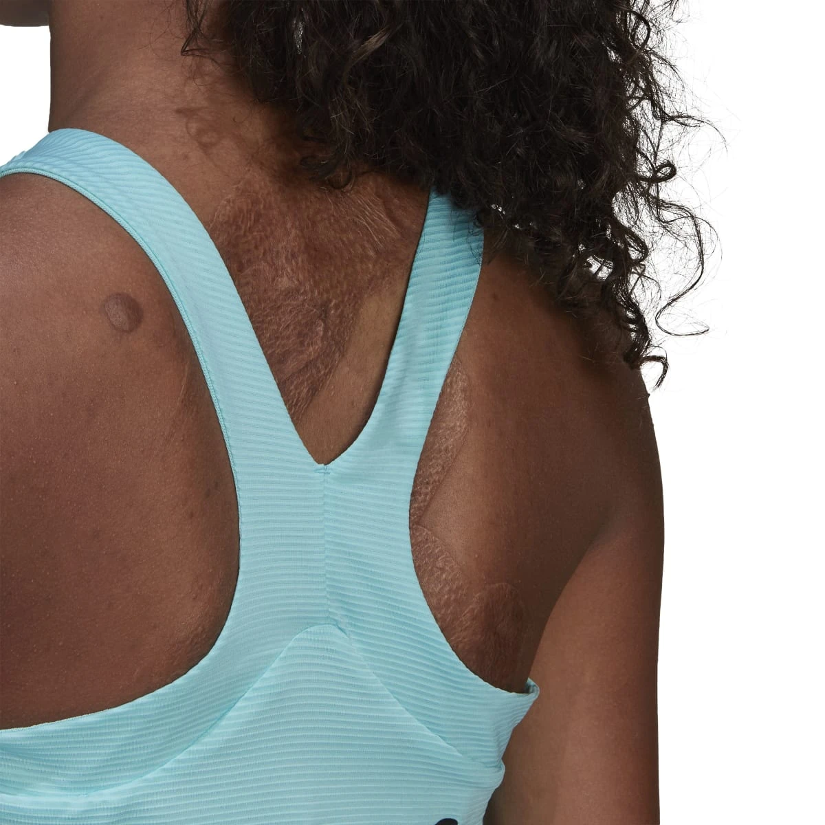 Adidas Women's Primeblue Heat.Rdy Tennis Y-Tank Top (Blue/Black) 9 Adidas Women's Primeblue Heat.Rdy Tennis Y-Tank Top (Blue/Black) - Image 7
