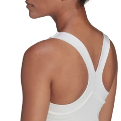 Adidas Women's Tennis Y-Tank Top (White) -YONEX Store HF0842 APP on model detail 3 white