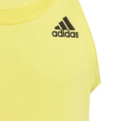 Adidas Girl's Club Tank Top (Beam Yellow) 10 Adidas Girl's Club Tank Top (Beam Yellow) -YONEX Store HN6304 5 APPAREL Photography DetailView2 transparent