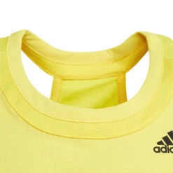 Adidas Girl's Club Tank Top (Beam Yellow) 9 Adidas Girl's Club Tank Top (Beam Yellow) -YONEX Store HN6304 6 APPAREL Photography DetailView3 transparent