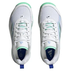 Adidas AvaFlash Women's Tennis Shoe (White/Blue) -YONEX Store HP5272 3 FOOTWEAR Photography TopPortraitView transparent 1