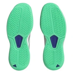 Adidas AvaFlash Women's Tennis Shoe (White/Blue) -YONEX Store HP5272 4 FOOTWEAR Photography BottomView transparent 1