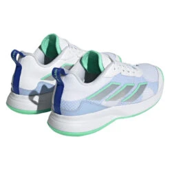 Adidas AvaFlash Women's Tennis Shoe (White/Blue) -YONEX Store HP5272 7 FOOTWEAR Photography BackLateralTopView transparent 1