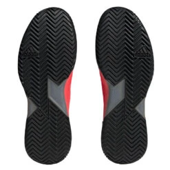 Adidas Adizero Ubersonic 4 Men's Tennis Shoe (Red) -YONEX Store HQ8379 3 FOOTWEAR Photography BottomView transparent