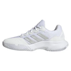 Adidas GameCourt 2 Women's Tennis Shoe (White) -YONEX Store HQ8476 5 FOOTWEAR Photography SideMedialCenterView transparent