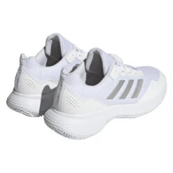 Adidas GameCourt 2 Women's Tennis Shoe (White) -YONEX Store HQ8476 7 FOOTWEAR Photography BackLateralTopView transparent