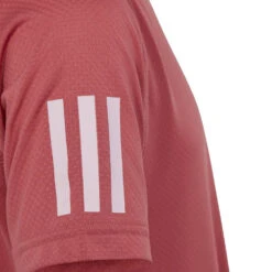 Adidas Girl's Club Top (Pink) -YONEX Store HS0552 4 APPAREL Photography DetailView1 transparent