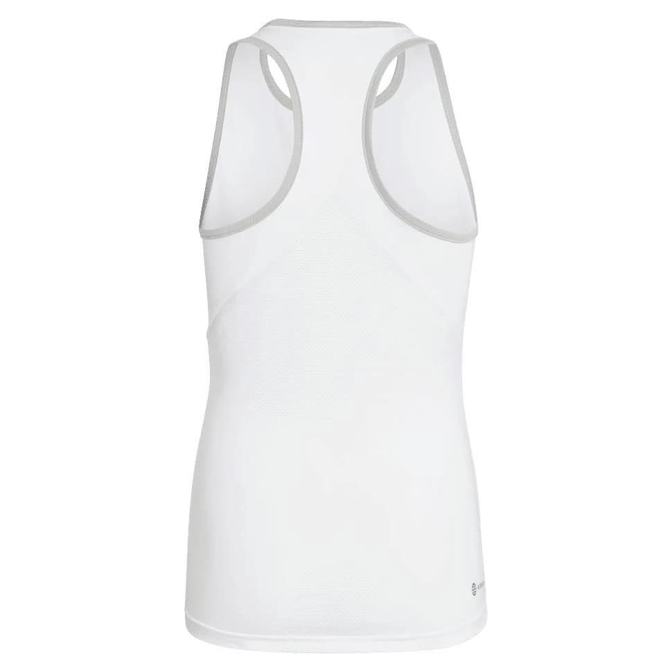 Adidas Girl's Club Tank Top (White) 4 Adidas Girl's Club Tank Top (White) - Image 2