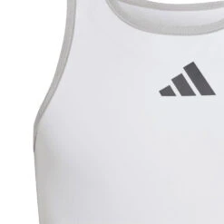 Adidas Girl's Club Tank Top (White) 9 Adidas Girl's Club Tank Top (White) -YONEX Store HS0566 4 APPAREL Photography DetailView1 transparent